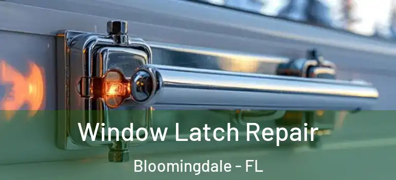  Window Latch Repair Bloomingdale - FL